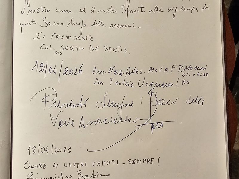 Sudorno ANFI di turno 12.03.26