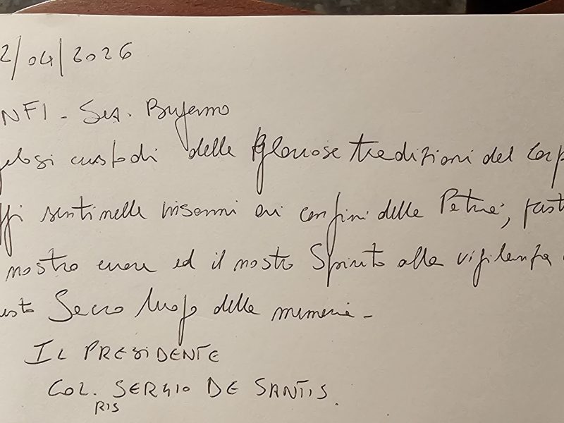 Sudorno ANFI di turno 12.03.26