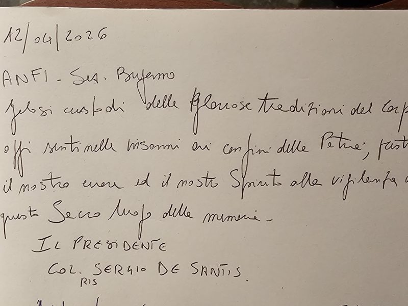 Sudorno ANFI di turno 12.03.26
